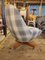 Chaise Egg avec Tapisserie Style Burberry de Greaves & Thomas, 1960s 5