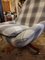 Chaise Egg avec Tapisserie Style Burberry de Greaves & Thomas, 1960s 7