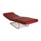 Daily Dreams Lounger in Red Leather from Willi Schillig 3