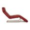Daily Dreams Lounger in Red Leather from Willi Schillig 7