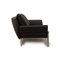 Model 1600 2-Seater Sofa in Black Leather from Rolf Benz 7