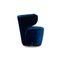 Croissant Fabric Armchair in Blue from Bretz 6