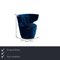 Croissant Fabric Armchair in Blue from Bretz 2