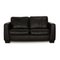 Black Leather 2-Seater Sofa from Koinor, Image 1