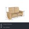 Paradise Leder 2-Sitzer Sofa in Beige von Stressless 2