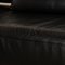 Sofá esquinero modelo Face de cuero negro de Ewald Schillig, Imagen 3