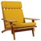 Poltrona GE-375 attribuita a Hans J. Wegner per Getama, anni '60, Immagine 1