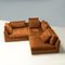 Brown Velvet Richard Seculational Sofa by Antonio Citterio for B&B Italia, 2010s 3