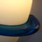 Lámparas de pared Swan en azul de Tinu Aufiero para Venini, Italia, años 90, Imagen 6