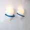 Blue Swan Wall Lamps by Tinu Aufiero for Venini, Italy, 1990s, Set of 2, Image 4