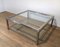 Large Square Chrome Coffee Table, 1970s, Image 11