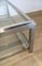 Large Square Chrome Coffee Table, 1970s 6