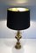 Neoclassical Palm Tree Table Lamp in Brass in the style of Maison Charles, 1970s, Image 12