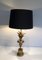 Neoclassical Palm Tree Table Lamp in Brass in the style of Maison Charles, 1970s 4