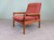 Vintage Red Komfort Armchair 1