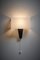 Abstract Wall Sconces in Acrylic and Metal, 1950s, Image 3