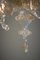 Lámpara de araña de Murano con flores, años 80, Imagen 8