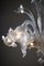 Lámpara de araña de Murano con flores, años 80, Imagen 5