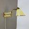 Lámpara de pared Scissors de latón y metal de Sis Leuchten, Alemania, años 50, Imagen 6