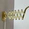 Scissors Wall Light in Brass and Metal from Sis Leuchten, Germany, 1950s, Image 8