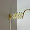 Scissors Wall Light in Brass and Metal from Sis Leuchten, Germany, 1950s 3