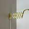 Scissors Wall Light in Brass and Metal from Sis Leuchten, Germany, 1950s, Image 3