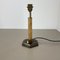 Lámpara de mesa Art Déco de latón y madera, Alemania, años 30, Imagen 4