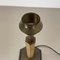 Art Deco Tischlampe aus Messing & Holz, Deutschland, 1930er 9