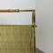 Bauhaus Brass and Bamboo Magazine Holder, Austria, 1950s 8