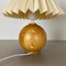 Lampes de Bureau Boule en Pin, Suède, 1970s, Set de 2 17