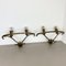 Modernist Floral Theatre Wall Sconces in Brass, France, 1950s, Set of 2, Image 5