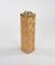 Cenicero de suelo Mid-Century de bambú y latón, Italia, años 70, Imagen 4