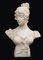 E. Battiglia, Bust of Noblewoman, 19th Century, Alabaster 1