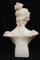 E. Battiglia, Bust of Noblewoman, 19th Century, Alabaster 3