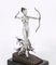 Diana la Cazadora de bronce Art Déco del siglo XX de Josef Lorenzl, años 50, Imagen 8