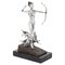 Diana la Cazadora de bronce Art Déco del siglo XX de Josef Lorenzl, años 50, Imagen 1