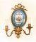 19th Century Ormolu & Sevres Porcelain Two Branch Wall Lights, Set of 2 9