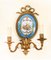 19th Century Ormolu & Sevres Porcelain Two Branch Wall Lights, Set of 2, Image 9