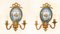 19th Century Ormolu & Sevres Porcelain Two Branch Wall Lights, Set of 2 14