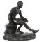 Escultura de bronce italiana del siglo XIX Herme Nápoles, Italia, Imagen 1