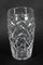 Zylindrische Vase aus englisch geschliffenem Kristallglas, 1900er 8