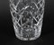 Zylindrische Vase aus englisch geschliffenem Kristallglas, 1900er 3