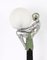 Art Deco Biba Silvered Lady Sculpture Table Lamp, 1930s 10