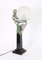 Art Deco Biba Silvered Lady Sculpture Table Lamp, 1930s 7