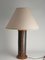 Mid-Century Modern Aztec Motif Hand Tooled Leather Table Lamp 7