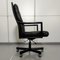 Black Leather Office Chair from Lübke, Germany, 1980s 8
