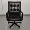 Black Leather Office Chair from Lübke, Germany, 1980s 9