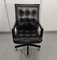 Black Leather Office Chair from Lübke, Germany, 1980s 6