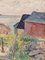 Brisa costera, pintura al óleo, años 50, enmarcado, Imagen 12