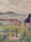 Brisa costera, pintura al óleo, años 50, enmarcado, Imagen 11